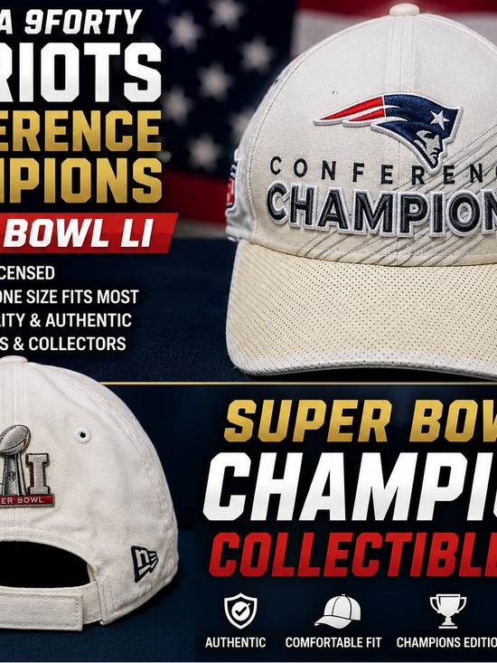 Other - New England Patriots Conference Champions Hat - White/Tan